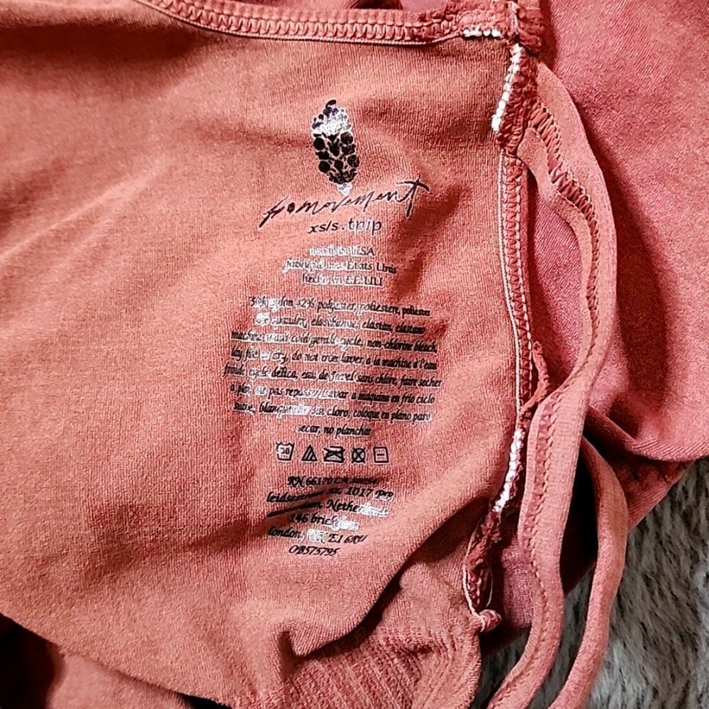 NWOT Free People Onesie Rust XS/S - Picture 4 of 4